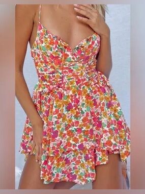 knee length dresses for ladies Juli Mini Dress | Floral | Womens